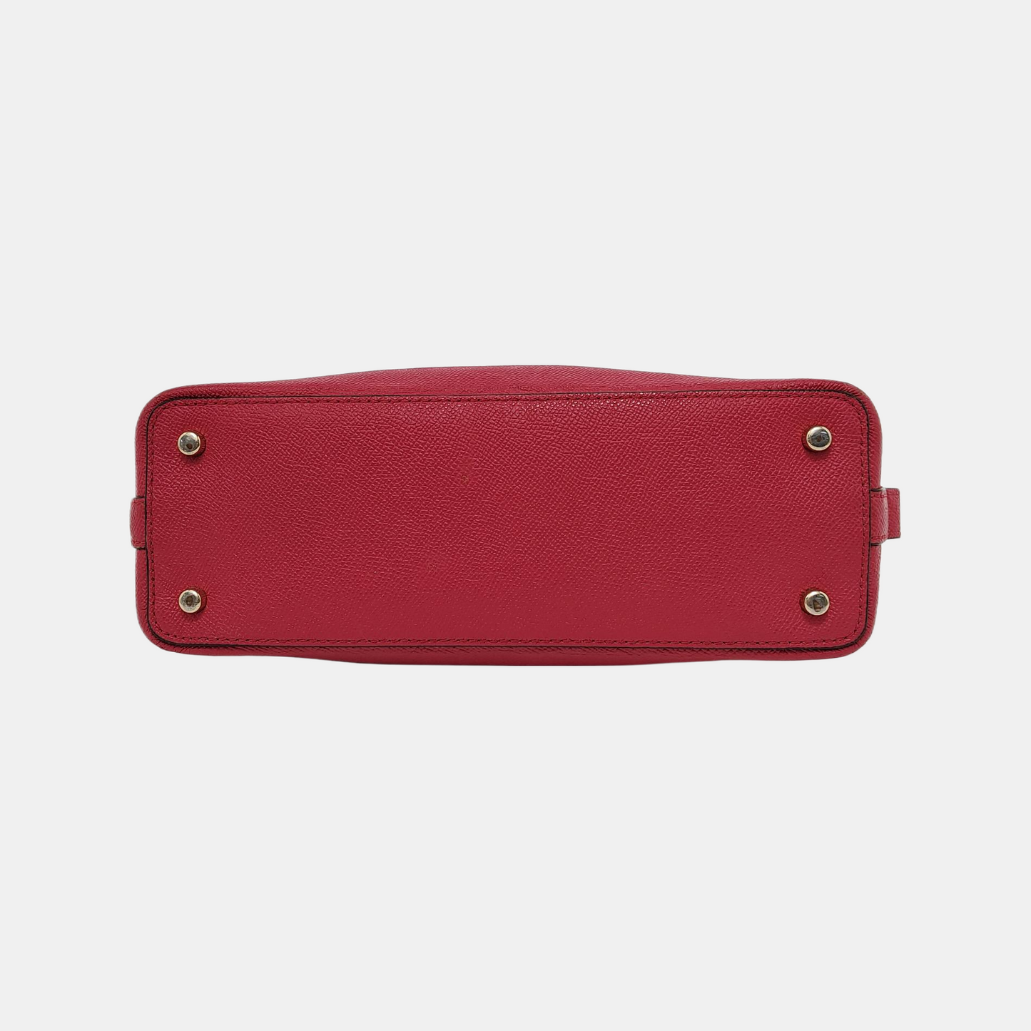 COACH SIERRA Medium size Red Leather Shoulder Bag Crossbody Tote Bag Silver Hardware Removable shoulder strap-(SKU)-948647189
