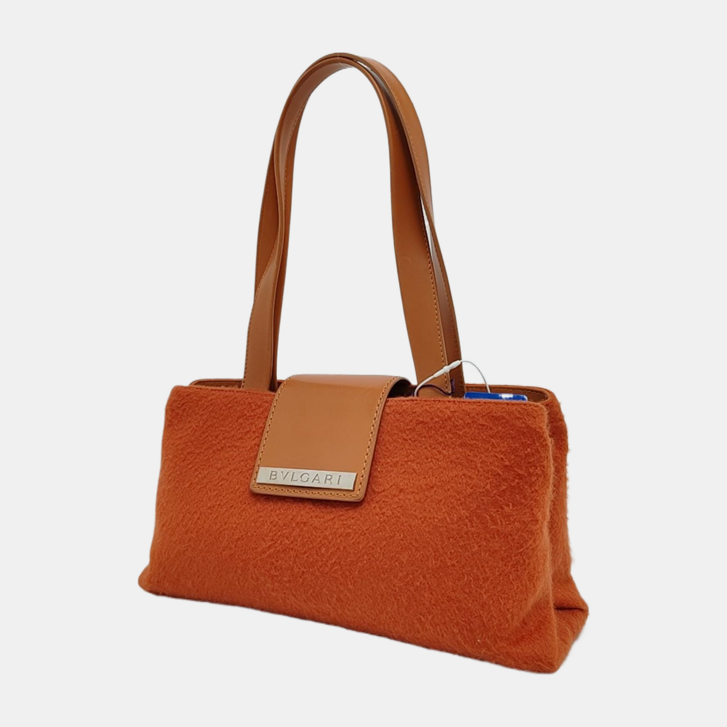 BVLGARI BVLGARI LOGOOrange Fabric Single Shoulder Bag-(SKU)-948941117