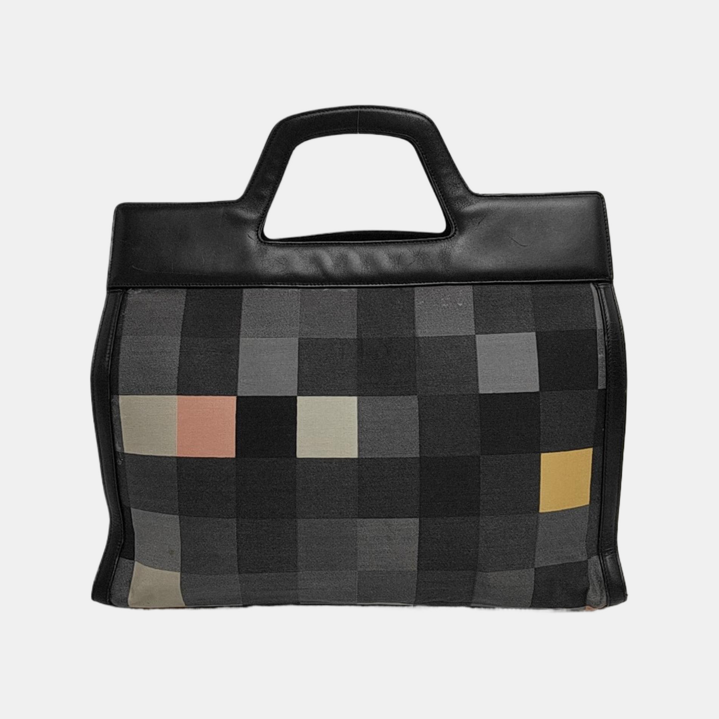 FERRAGAMO Multicolor Fabric Single Shoulder Bag, Handbag Golden Silver Hardware Removable shoulder strap-(SKU)-944274494