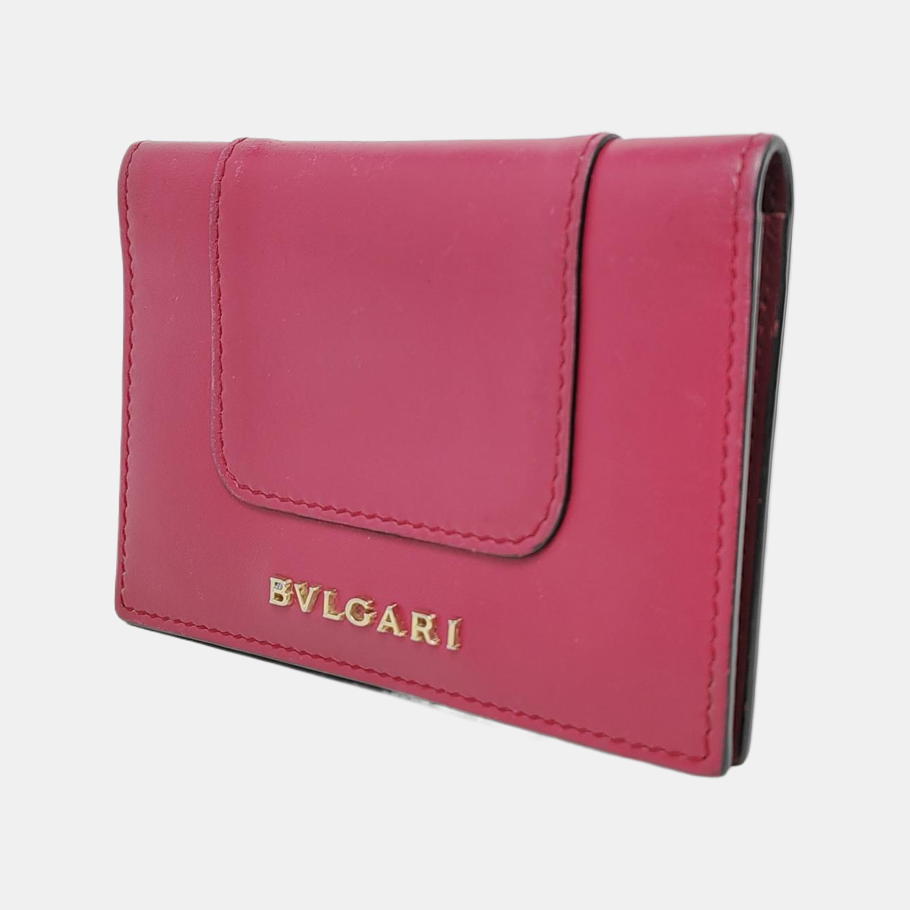 BVLGARI SERPENTI FOREVER Rose Red Leather Snake Head Wallet Gold Black White Green Hardware-(SKU)-949211003