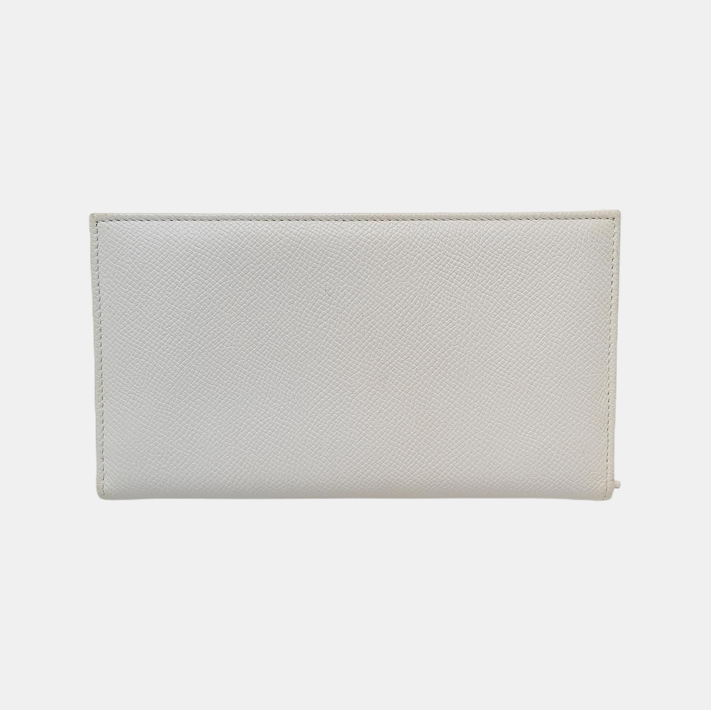 BVLGARI BVLGARI White Cowhide Wallet Silver Hardware-(SKU)-949211170