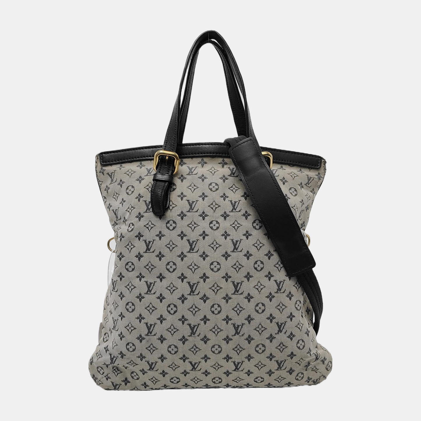LOUIS VUITTON FRANCOISE Blue Canvas Monogram Single Shoulder Bag Handbag Golden hardware Removable shoulder strap-(SKU)-949164119