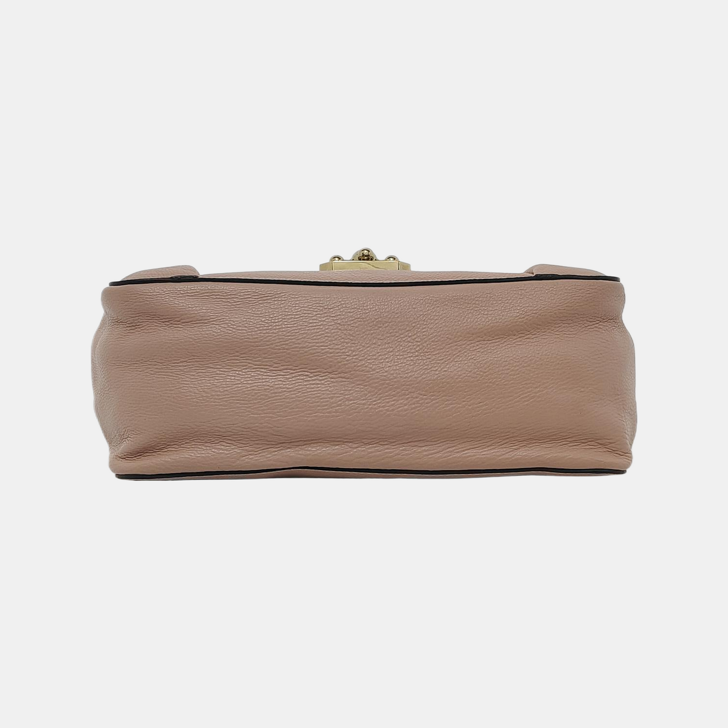 Chloé Elsie Pink Cowhide Single Shoulder Bag Tote Golden hardware-(SKU)-949587215