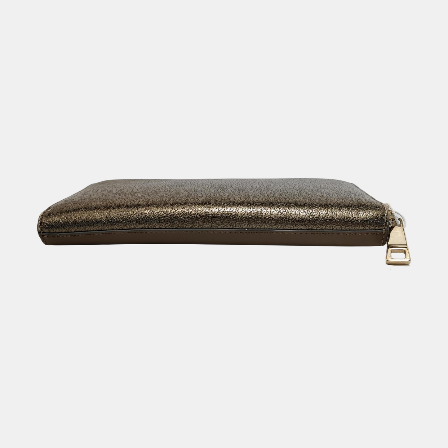 Chloé Champagne Cowhide Wallet Golden hardware-(SKU)-949892286