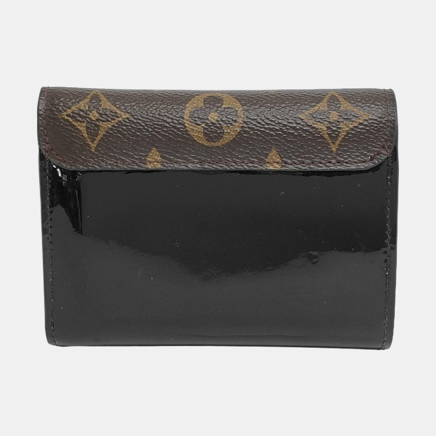 LOUIS VUITTON CHERRYWOOD Black Cowhide Monogram Wallet Golden hardware-(SKU)-949892288