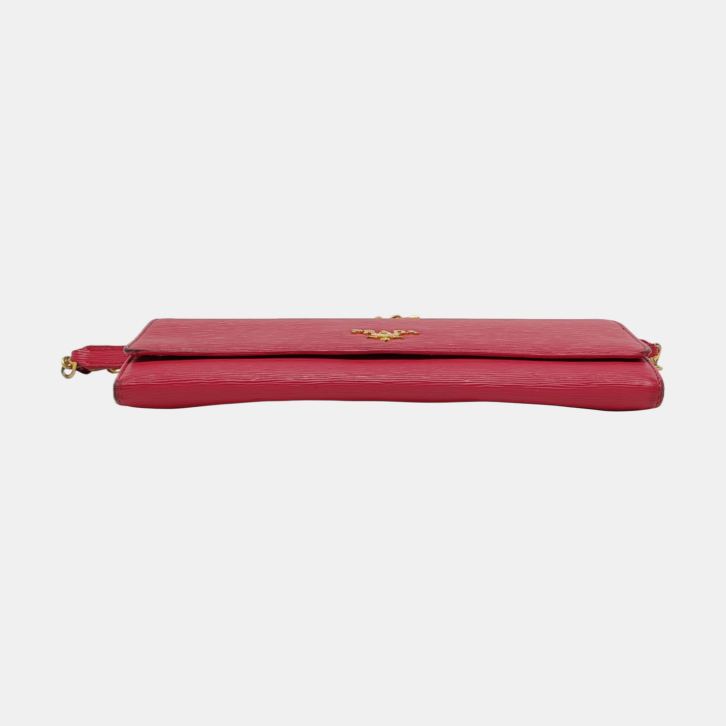 PRADA Pink Cowhide Single Shoulder Bag Crossbody Bag Golden hardware Removable shoulder strap-(SKU)-945700600