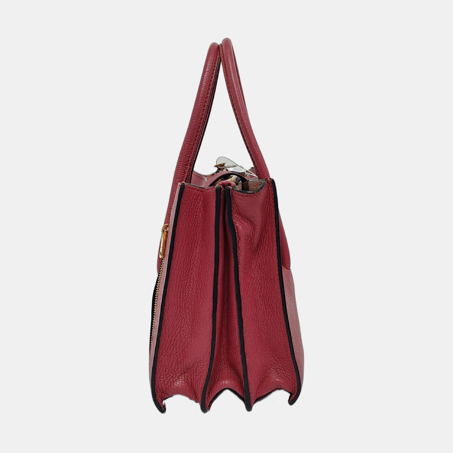 Miu Miu Pink Cowhide Single Shoulder Bag Golden hardware Removable shoulder strap-(SKU)-947216703