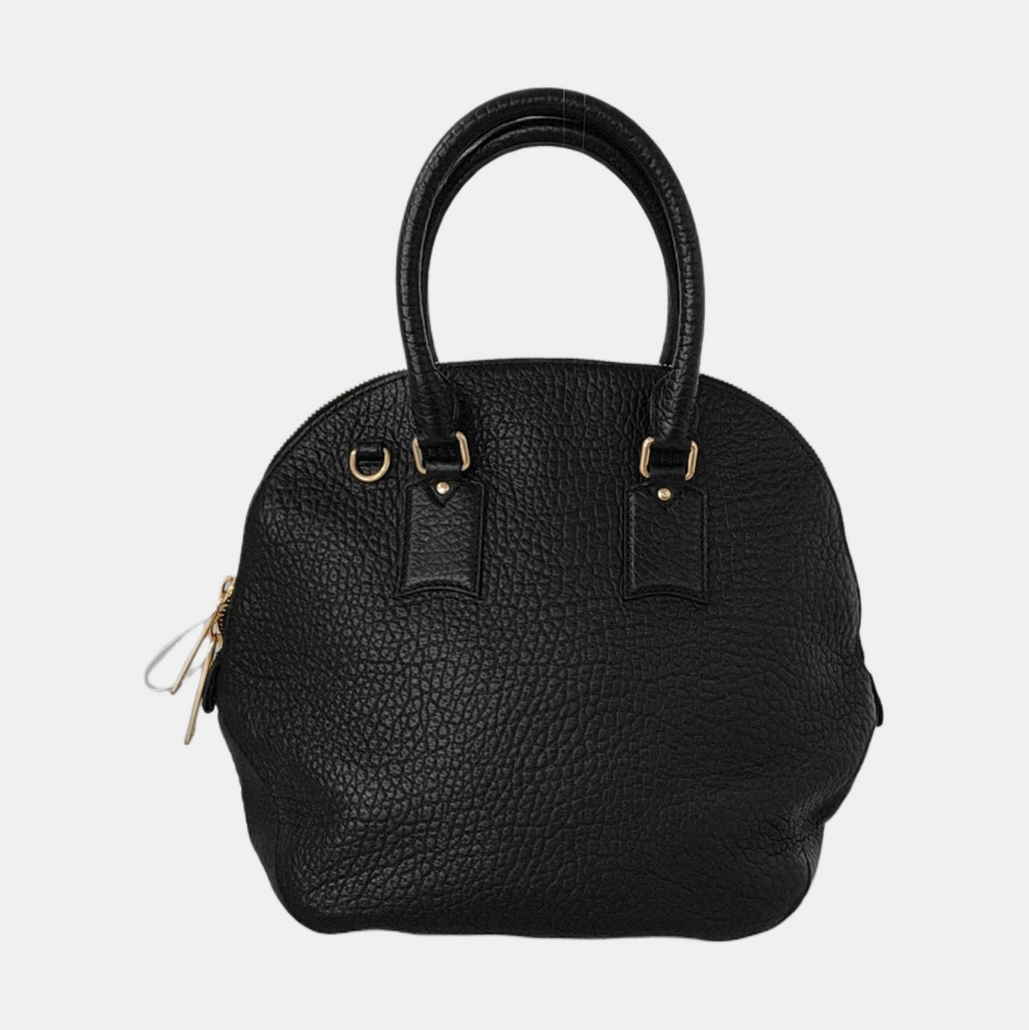 BURBERRY Clifton Black Cowhide Single Shoulder Bag Tote Bag Golden hardware Removable shoulder strap-(SKU)-950084408