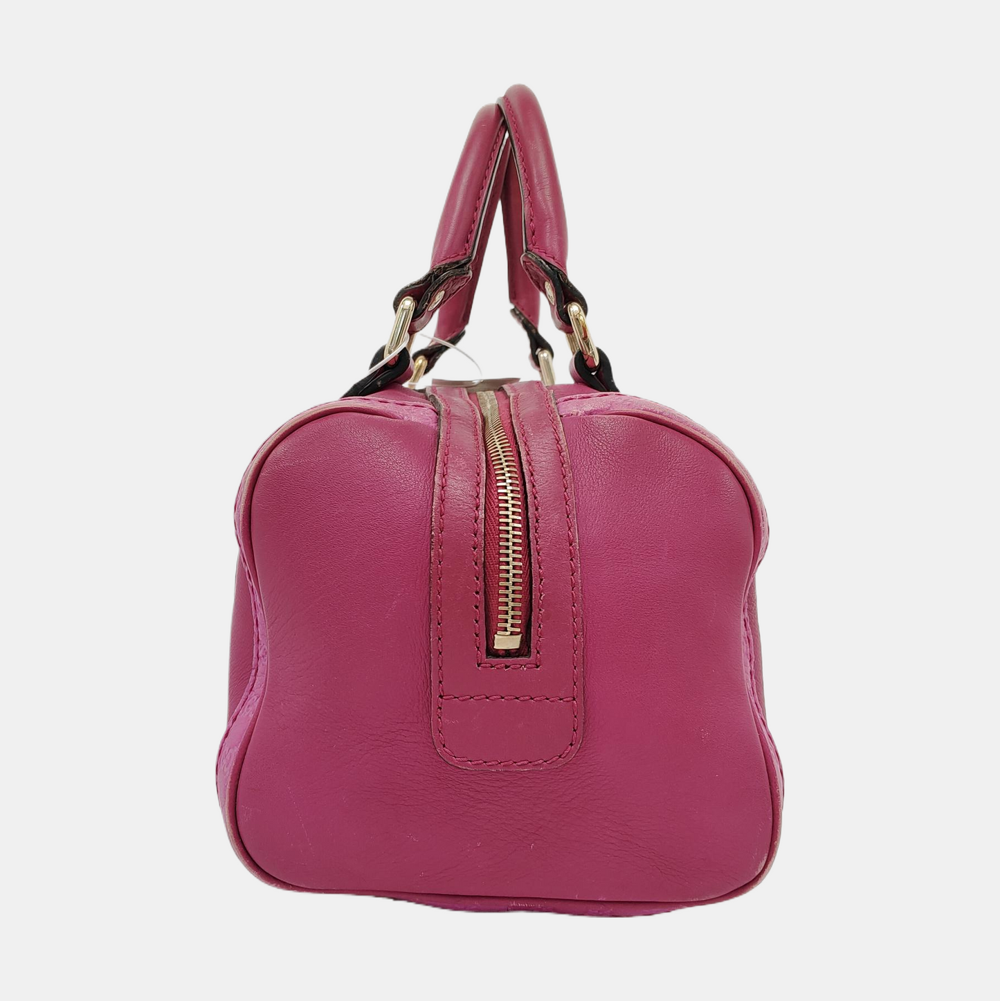 GUCCI Pink Calf Leather Grained Handbag Golden hardware-(SKU)-950007932
