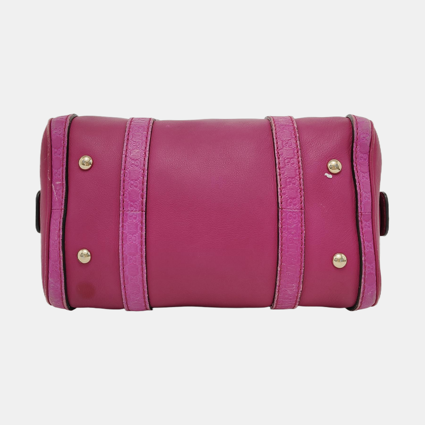 GUCCI Pink Calf Leather Grained Handbag Golden hardware-(SKU)-950007932
