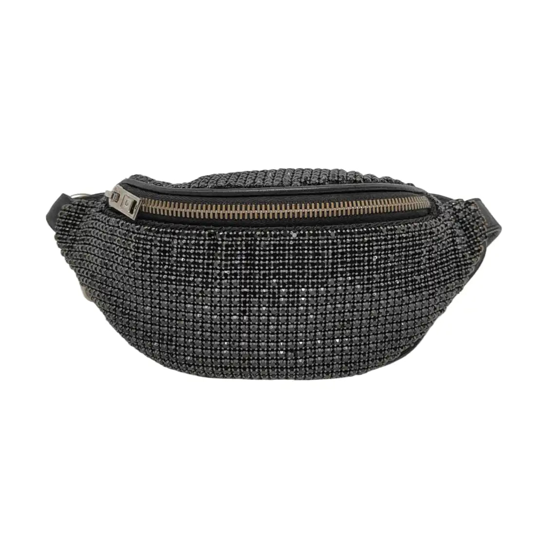 Alexander Wang Attica Black羊皮腰包腰包/胸包 Silver Hardware-(SKU)-950746900