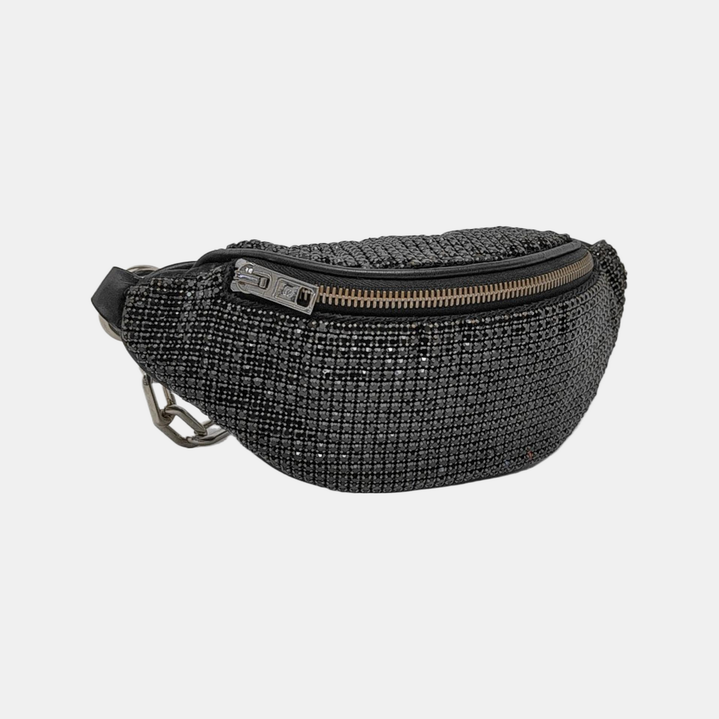 Alexander Wang Attica Black羊皮腰包腰包/胸包 Silver Hardware-(SKU)-950746900