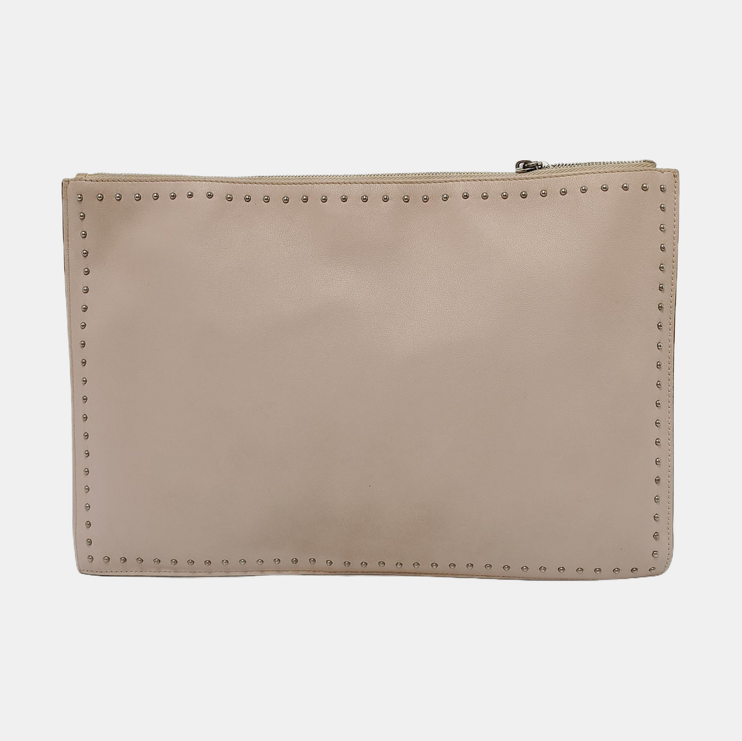GIVENCHY Pink Cowhide Stud Handbag Silver Hardware-(SKU)-950713863
