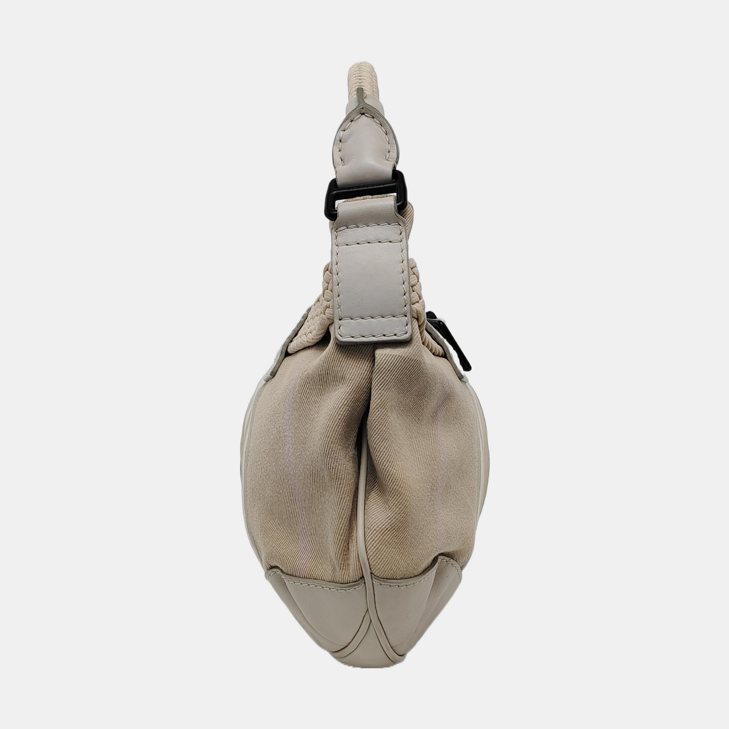 BURBERRY Beige Canvas Handbag Black hardware-(SKU)-950668456