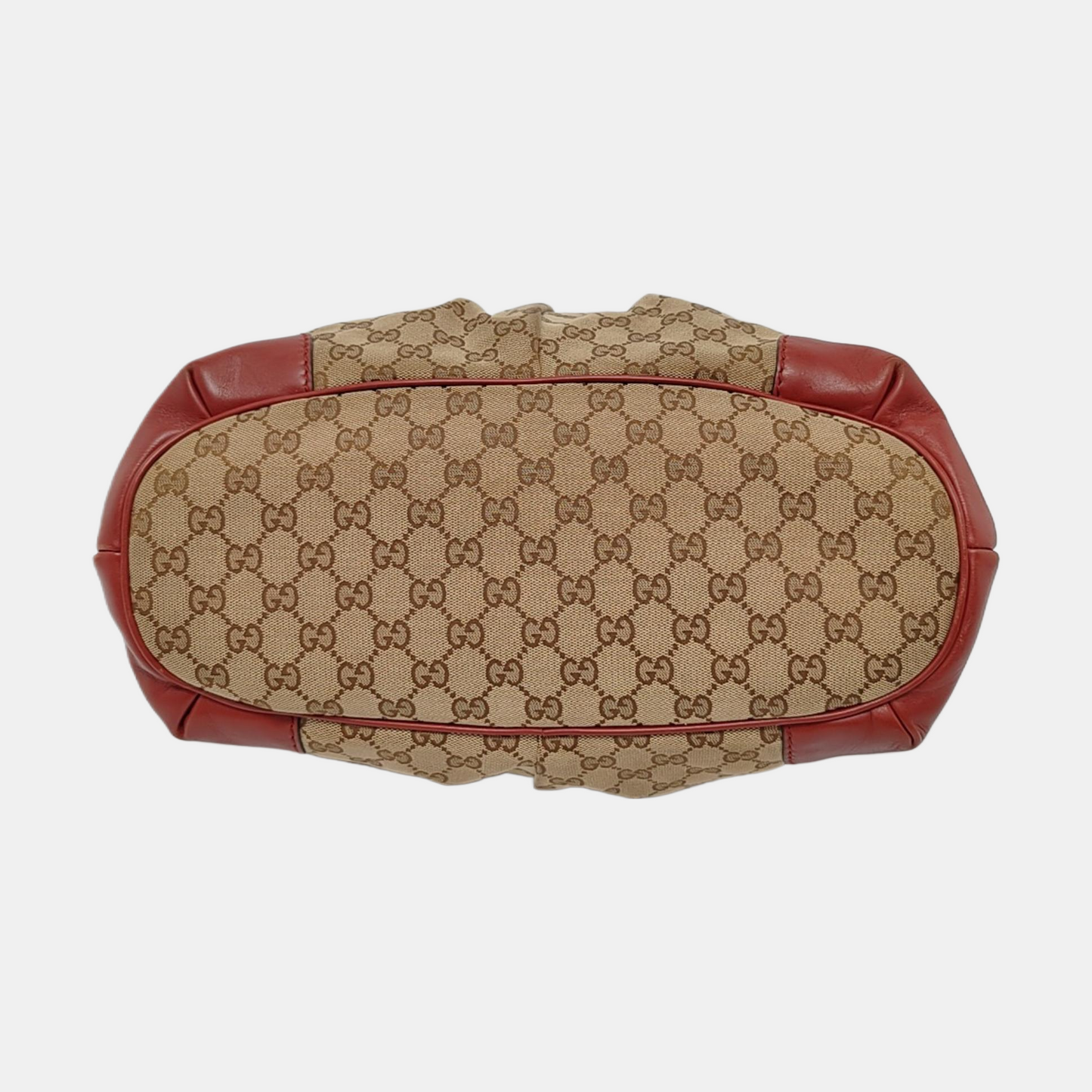 GUCCI Sukey Brown Canvas Old Flower Single Shoulder Bag Tote Bag Crossbody Bag Golden hardware-(SKU)-950557602