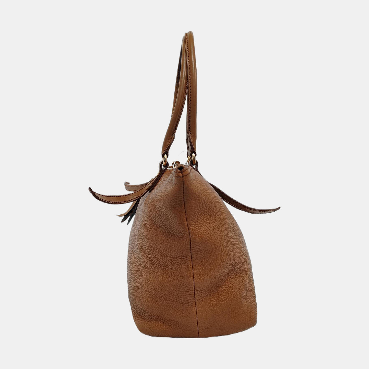 BURBERRY Salisbury mini Brown Leather Handbag Single Shoulder Bag Golden hardware-(SKU)-950551487