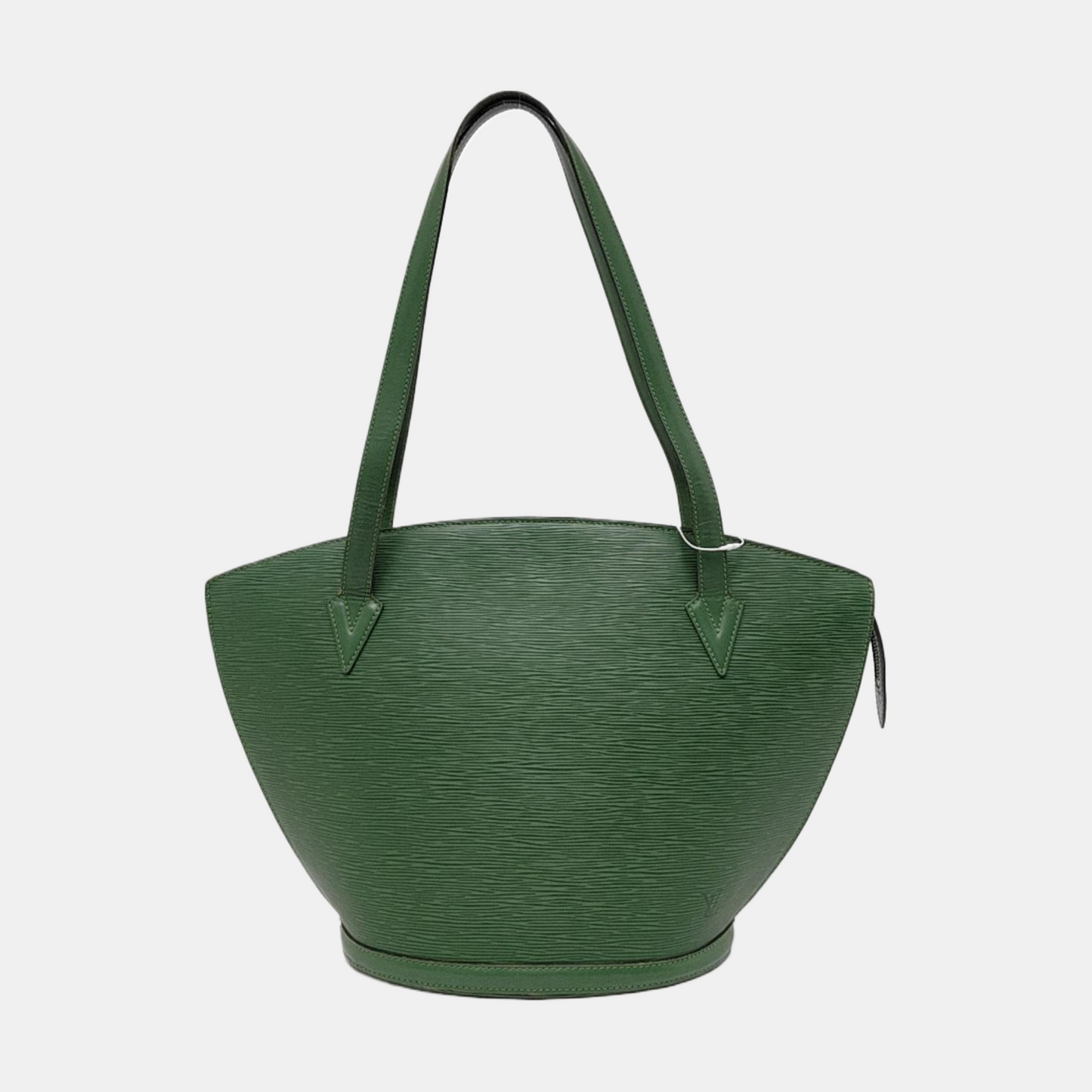 LOUIS VUITTON SAINT JACQUES Large size 绿色EPI牛皮水波纹Shoulder Bag Handbag Golden hardware Vintage model-(SKU)-950476645