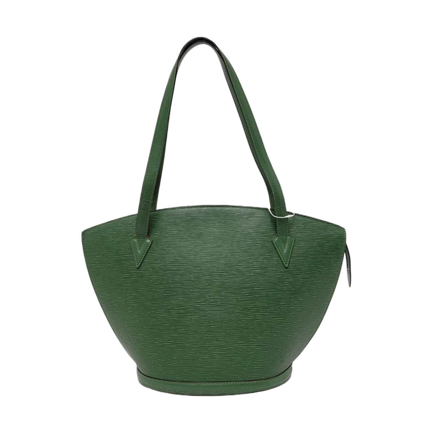 LOUIS VUITTON SAINT JACQUES Large size 绿色EPI牛皮水波纹Shoulder Bag Handbag Golden hardware Vintage model-(SKU)-950476645