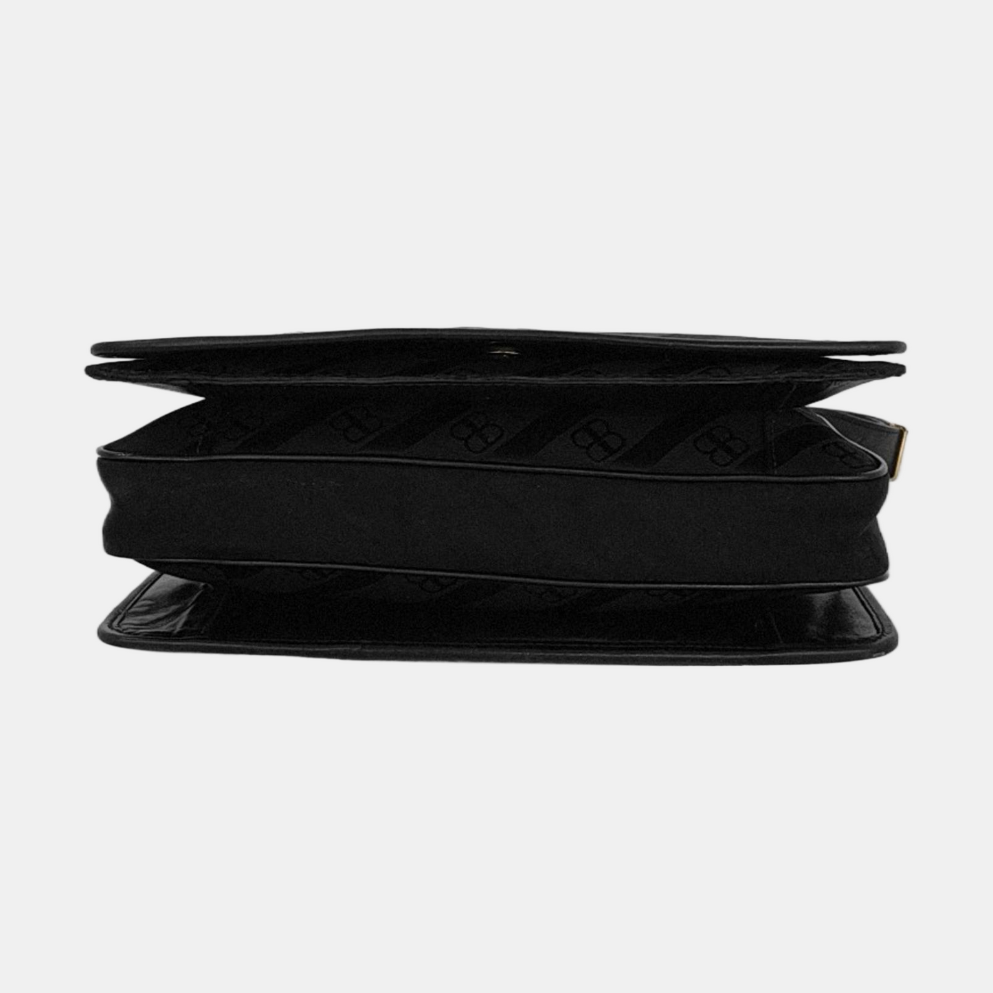 BALENCIAGA Black Fabric Crossbody Shoulder Bag Golden hardware-(SKU)-950543963