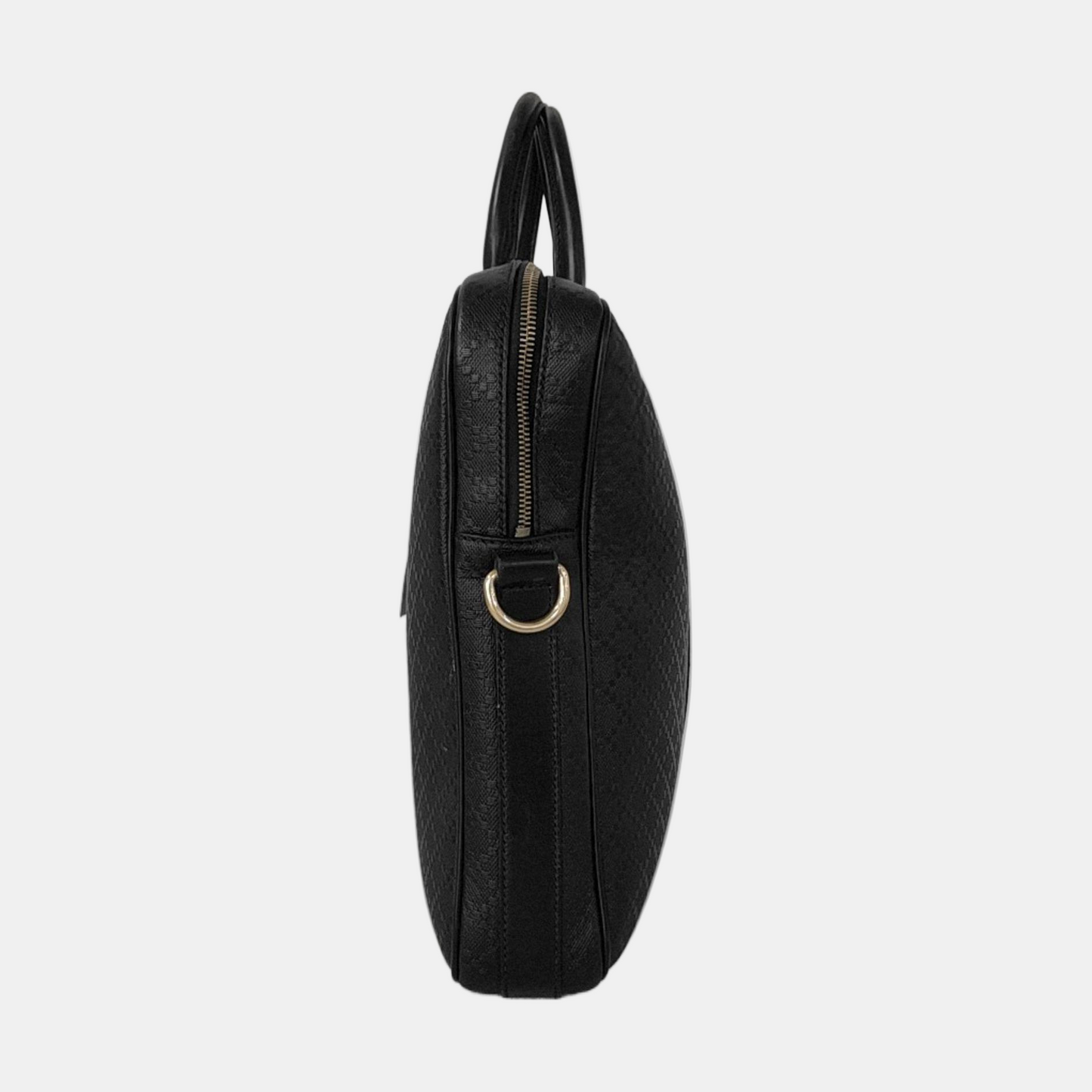 GUCCI GG Imprime Black cowhide tote bag Silver Hardware-(SKU)-950646156
