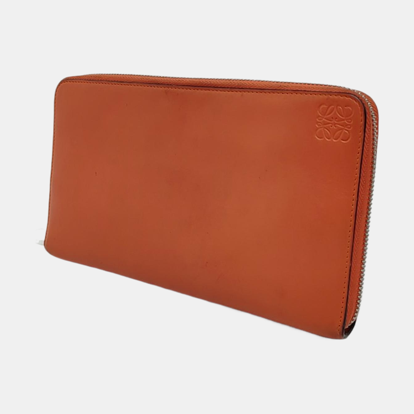 LOEWE Orange Calfskin Handbag Silver Hardware-(SKU)-950654394