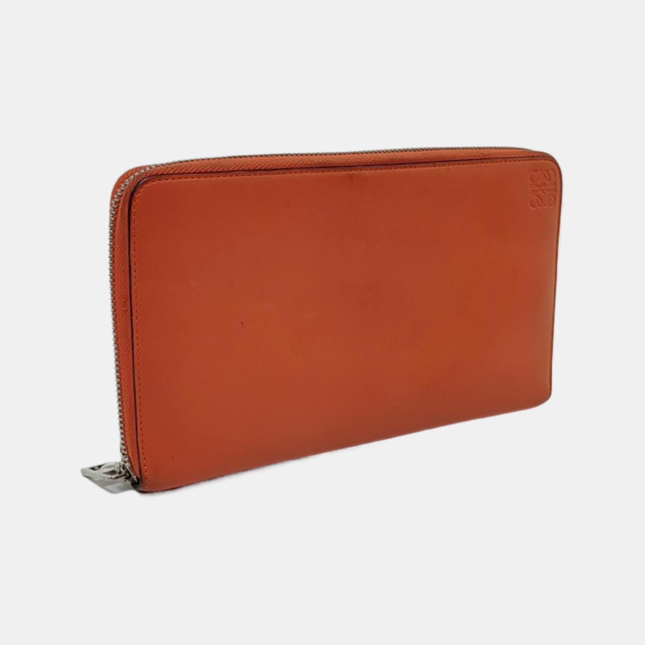 LOEWE Orange Calfskin Handbag Silver Hardware-(SKU)-950654394