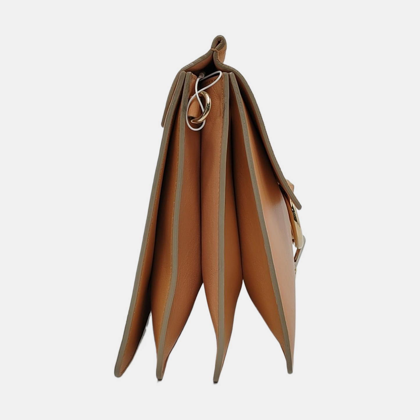 Chloé Faye Medium size Orange Suede Leather Single Shoulder Bag Golden hardware Removable shoulder strap-(SKU)-950948010
