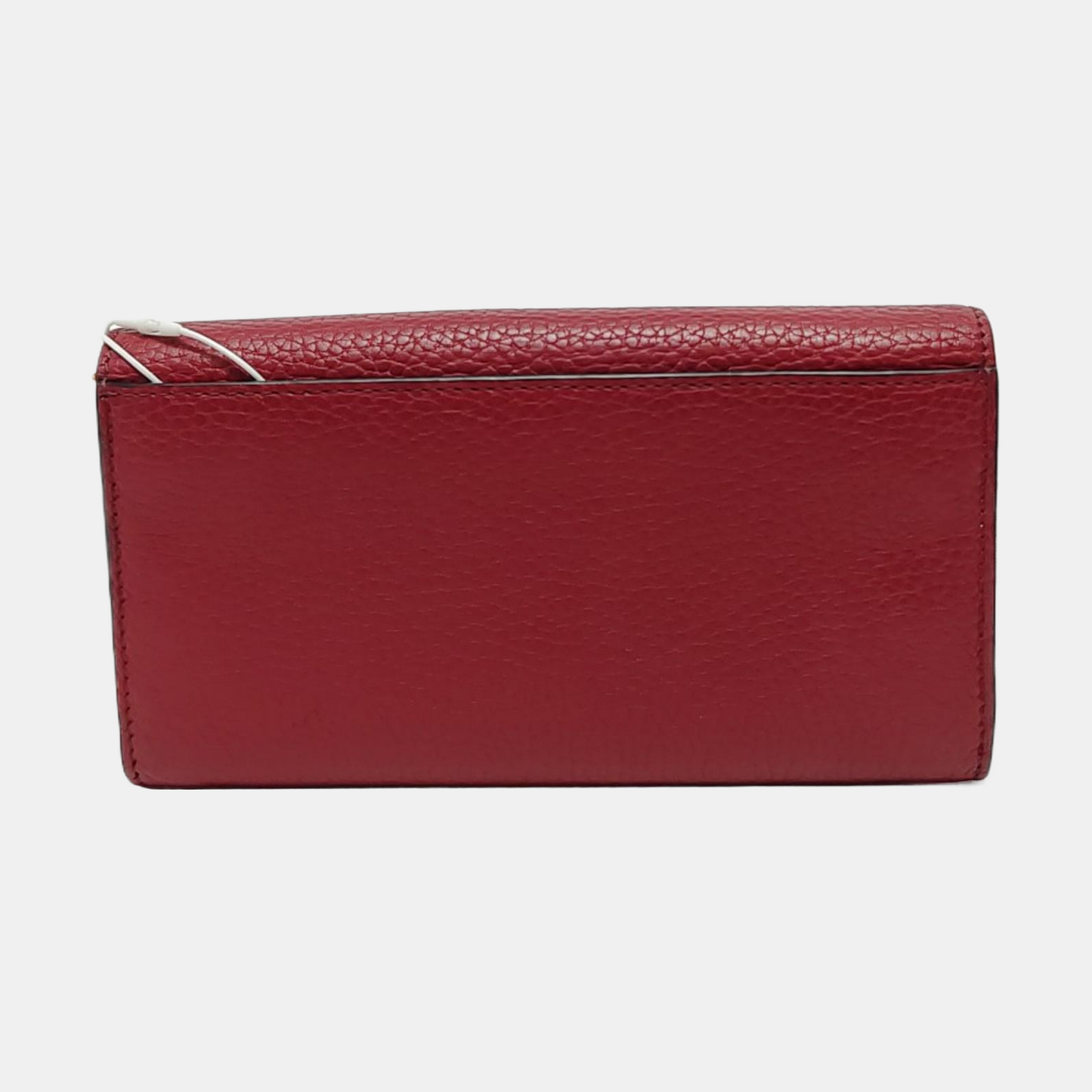 BURBERRY Red Leather Wallet Golden hardware-(SKU)-950780948