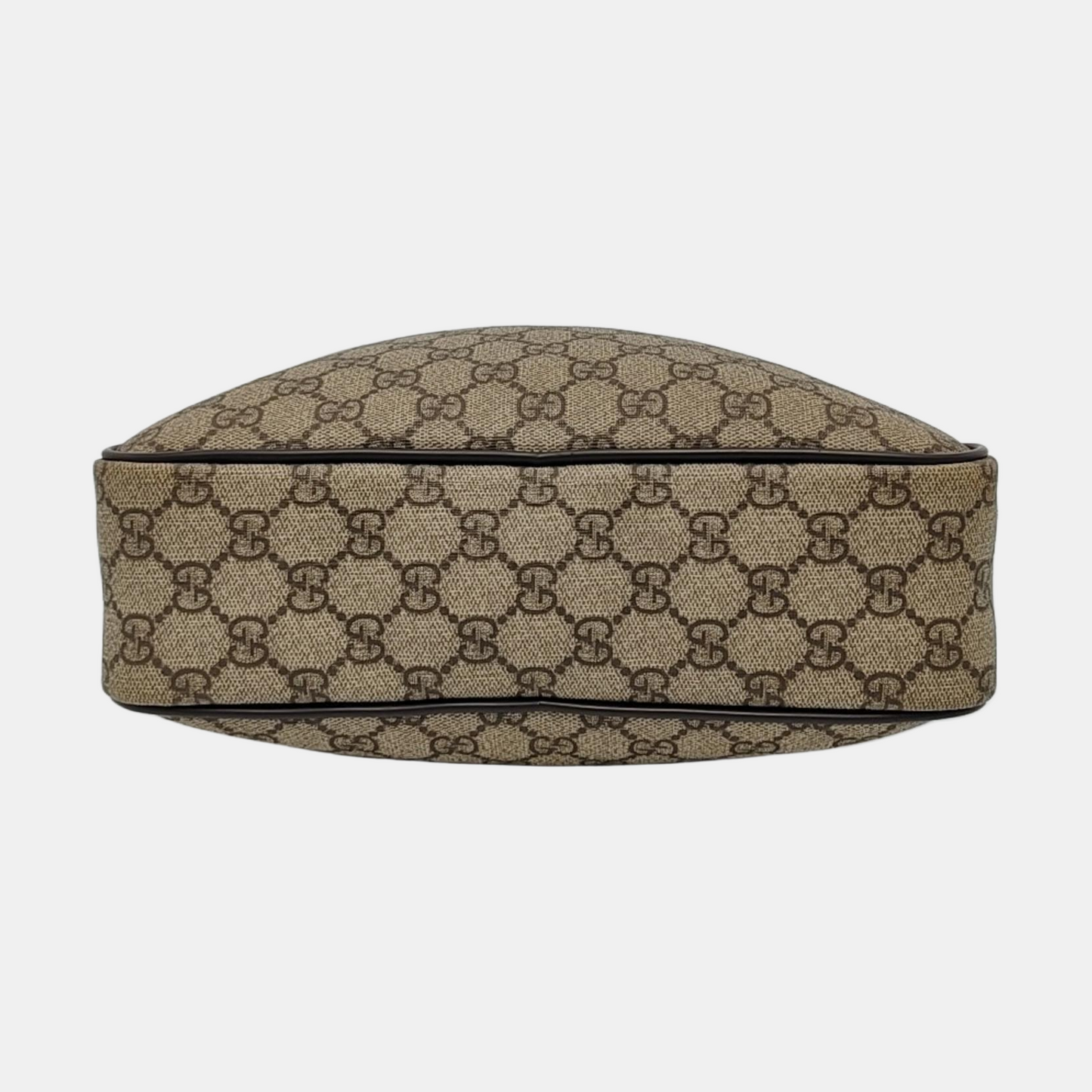 GUCCI GG Supreme Ebony Coated Canvas Monogram Shoulder Bag Golden hardware-(SKU)-948601778