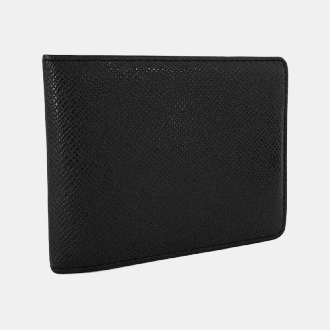 LOUIS VUITTON AMERIGO Black Cowhide Wallet Silver Hardware-(SKU)-951116576
