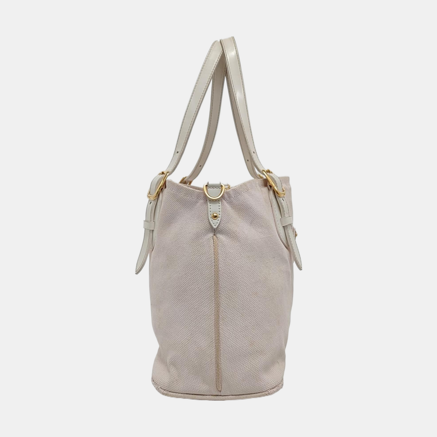 LOUIS VUITTON TAHITIENNE CABAS Medium size Pink Canvas Crocodile Patterned Shoulder Bag Tote Bag Golden hardware-(SKU)-950928917