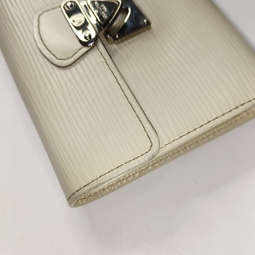 LOUIS VUITTON KOALA 白色EPI牛皮水波纹钱包 Silver Hardware-(SKU)-951270680