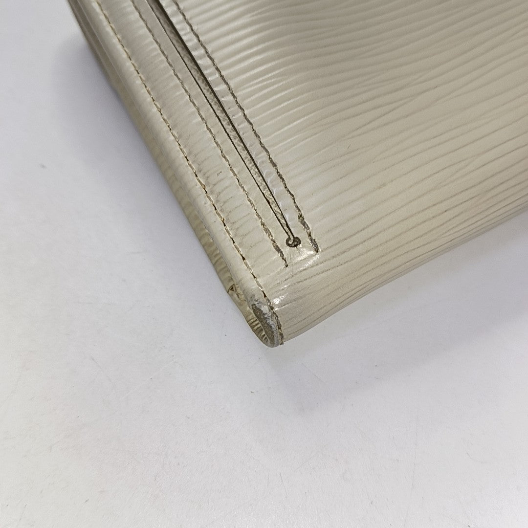 LOUIS VUITTON KOALA 白色EPI牛皮水波纹钱包 Silver Hardware-(SKU)-951270680
