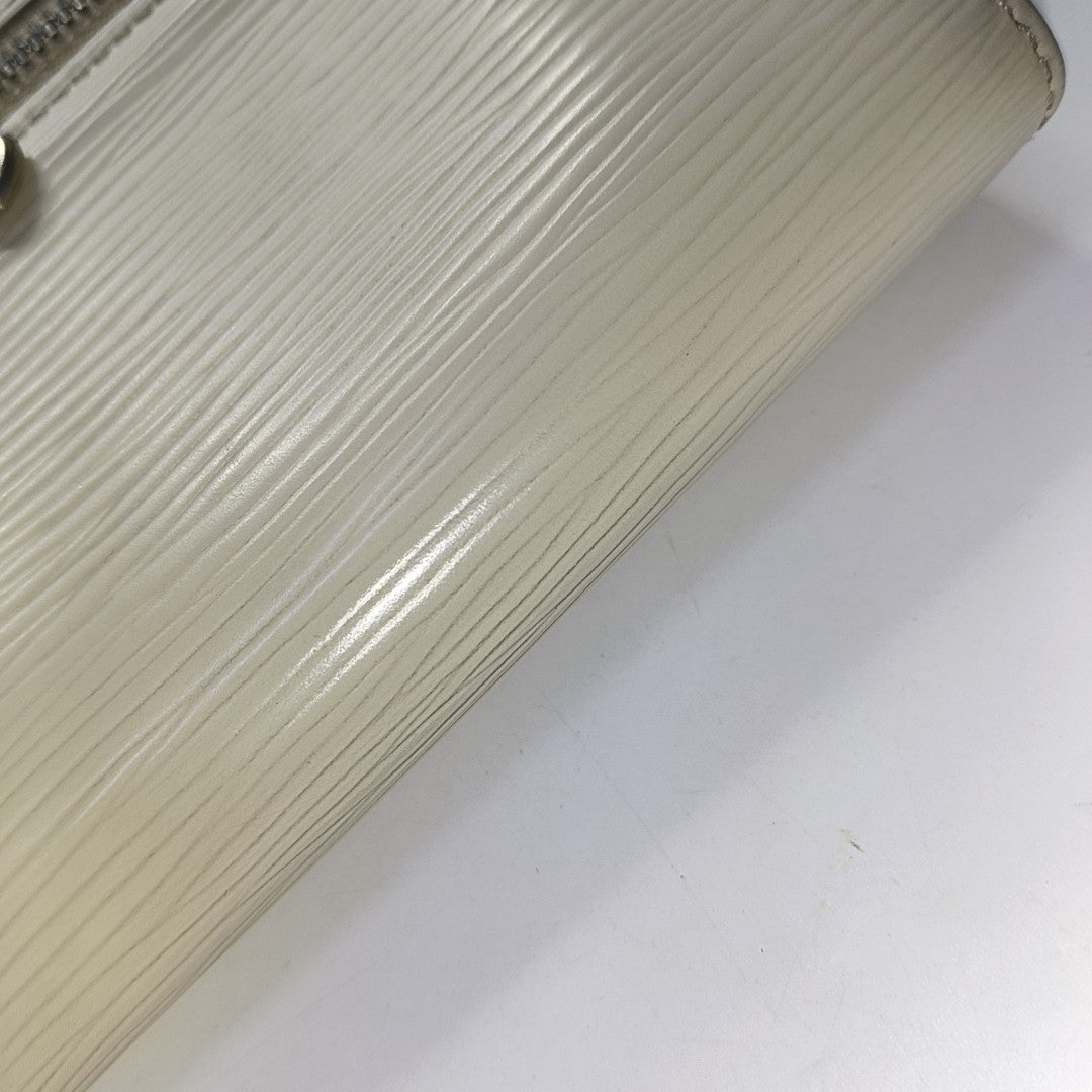 LOUIS VUITTON KOALA 白色EPI牛皮水波纹钱包 Silver Hardware-(SKU)-951270680