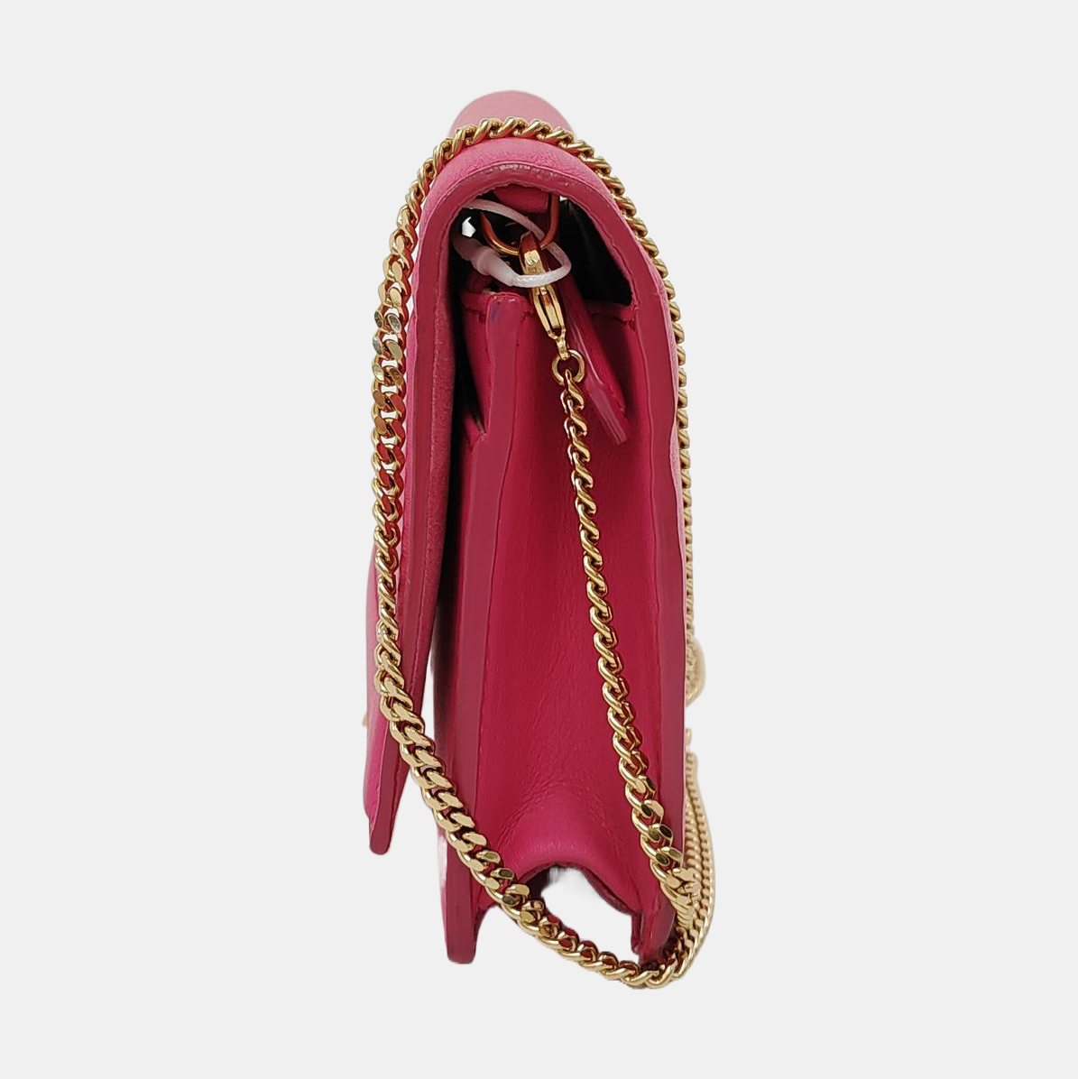 FENDI Tube Fuchsia cowhide quilted single shoulder bag crossbody bag Golden hardware Removable shoulder strap-(SKU)-951180013