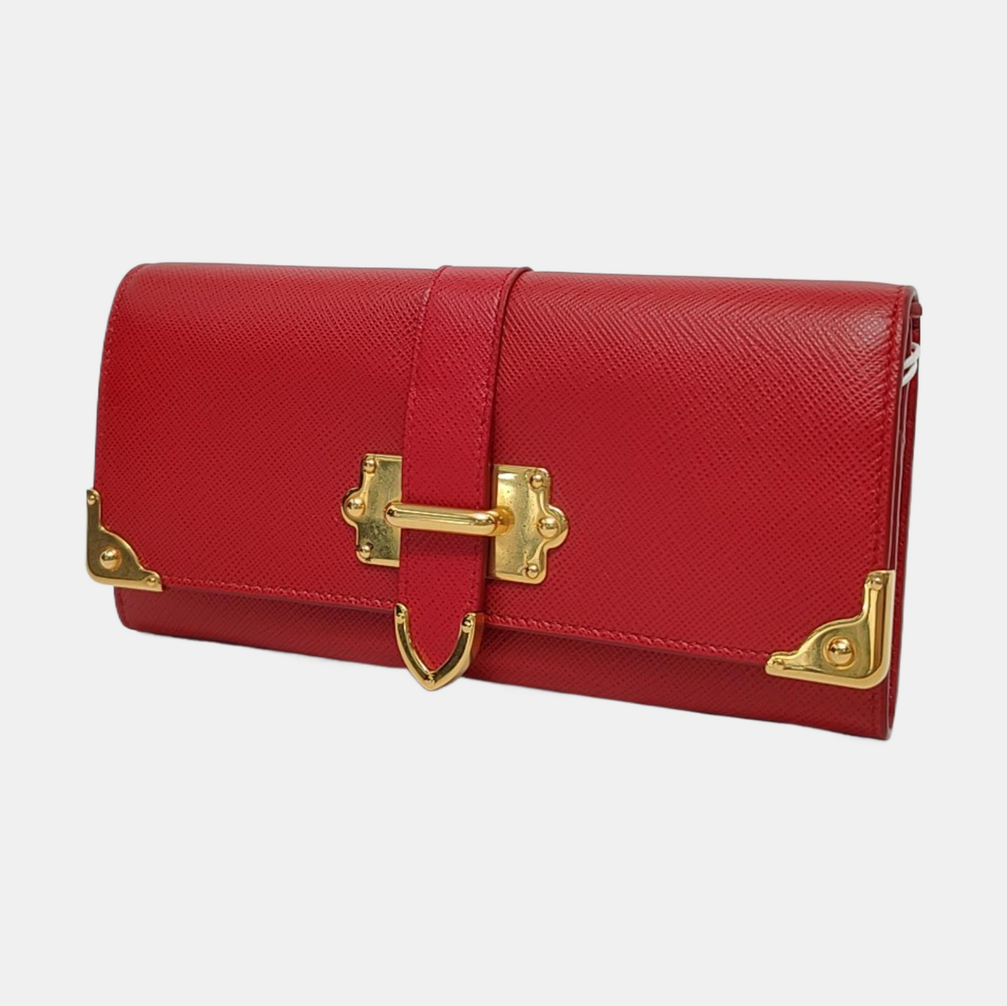 PRADA Cahier mini Red Leather Wallet Sub-bag-(SKU)-951259291