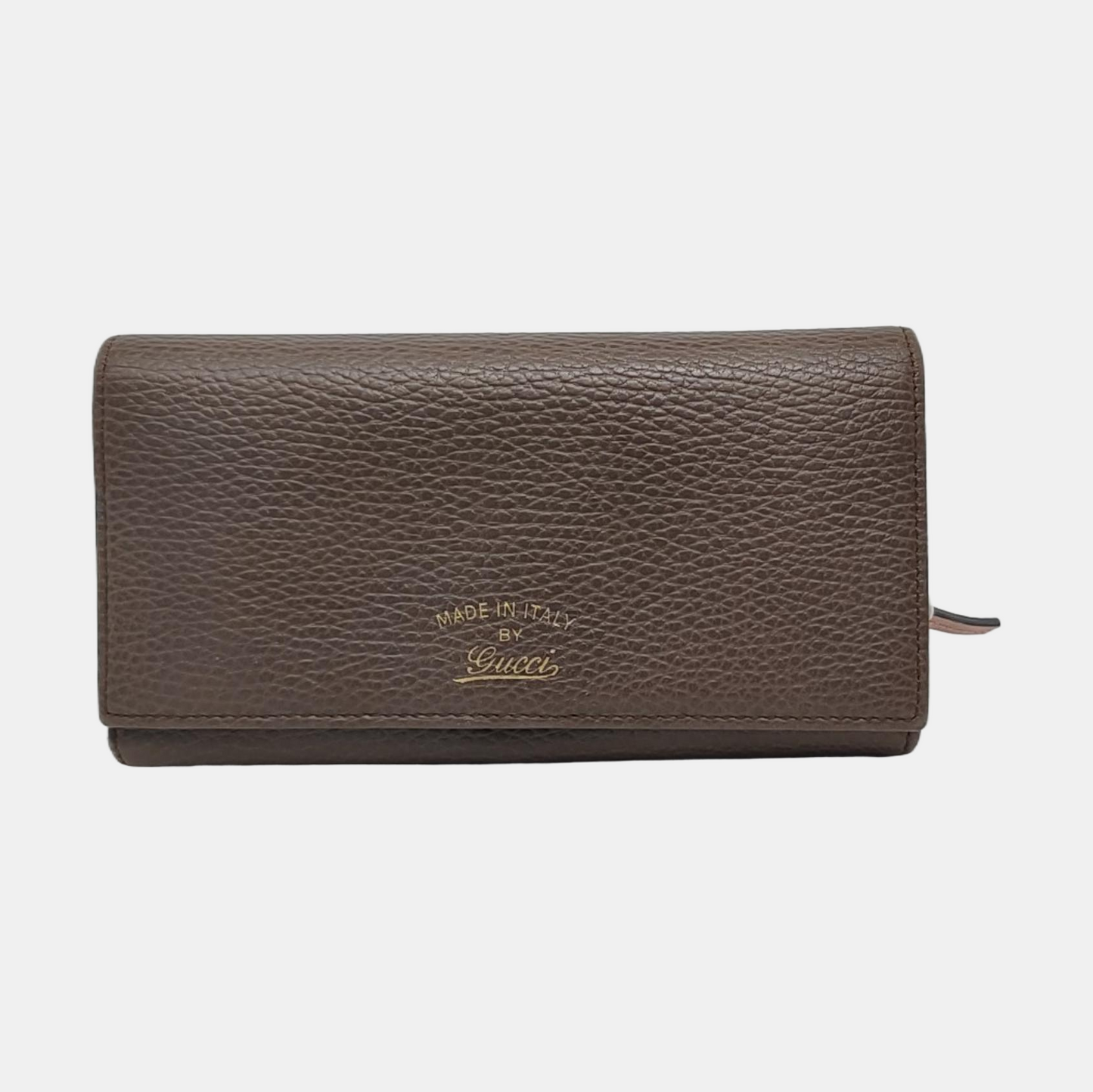 GUCCI Swing Elephant Gray Cowhide Wallet Golden hardware-(SKU)-951312707