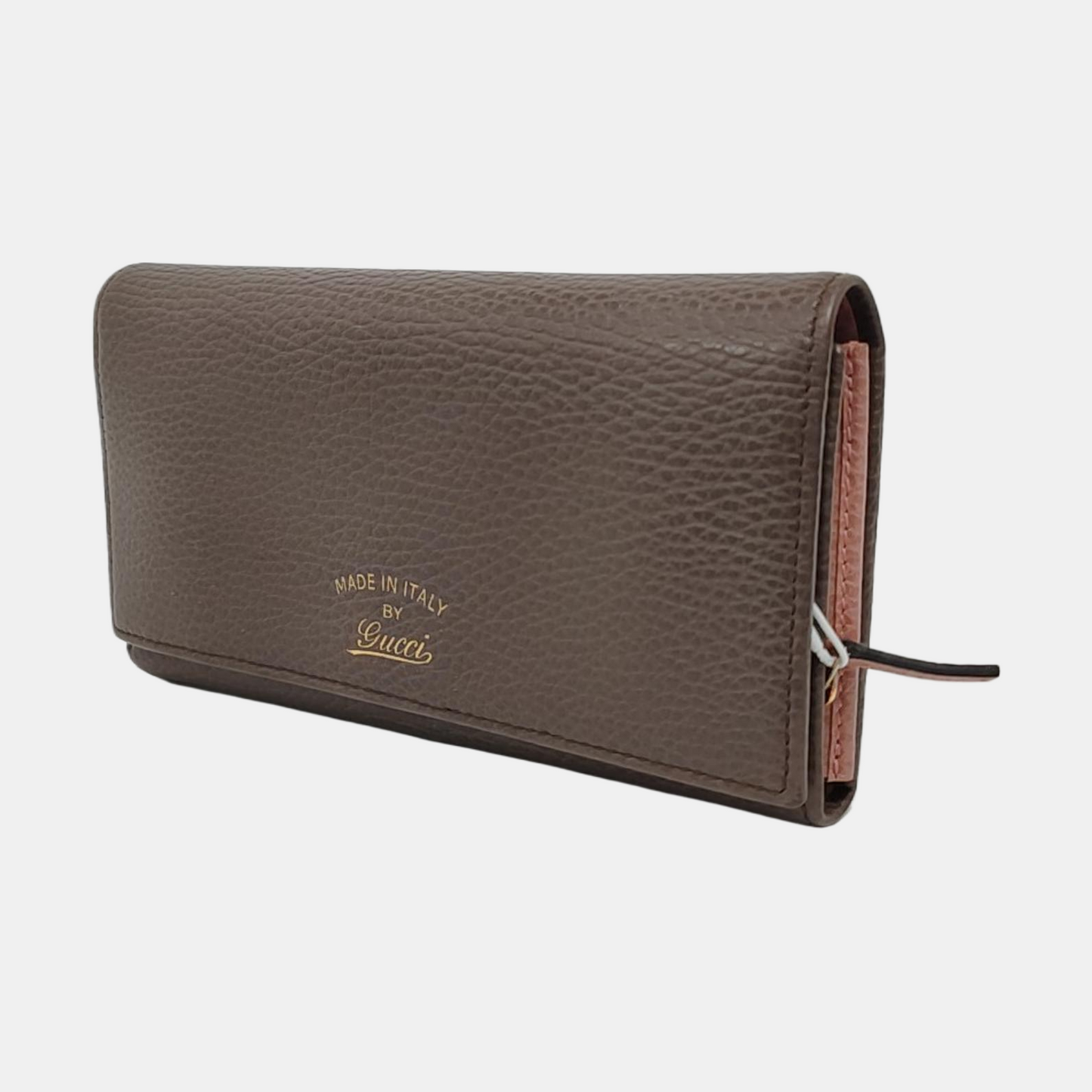 GUCCI Swing Elephant Gray Cowhide Wallet Golden hardware-(SKU)-951312707
