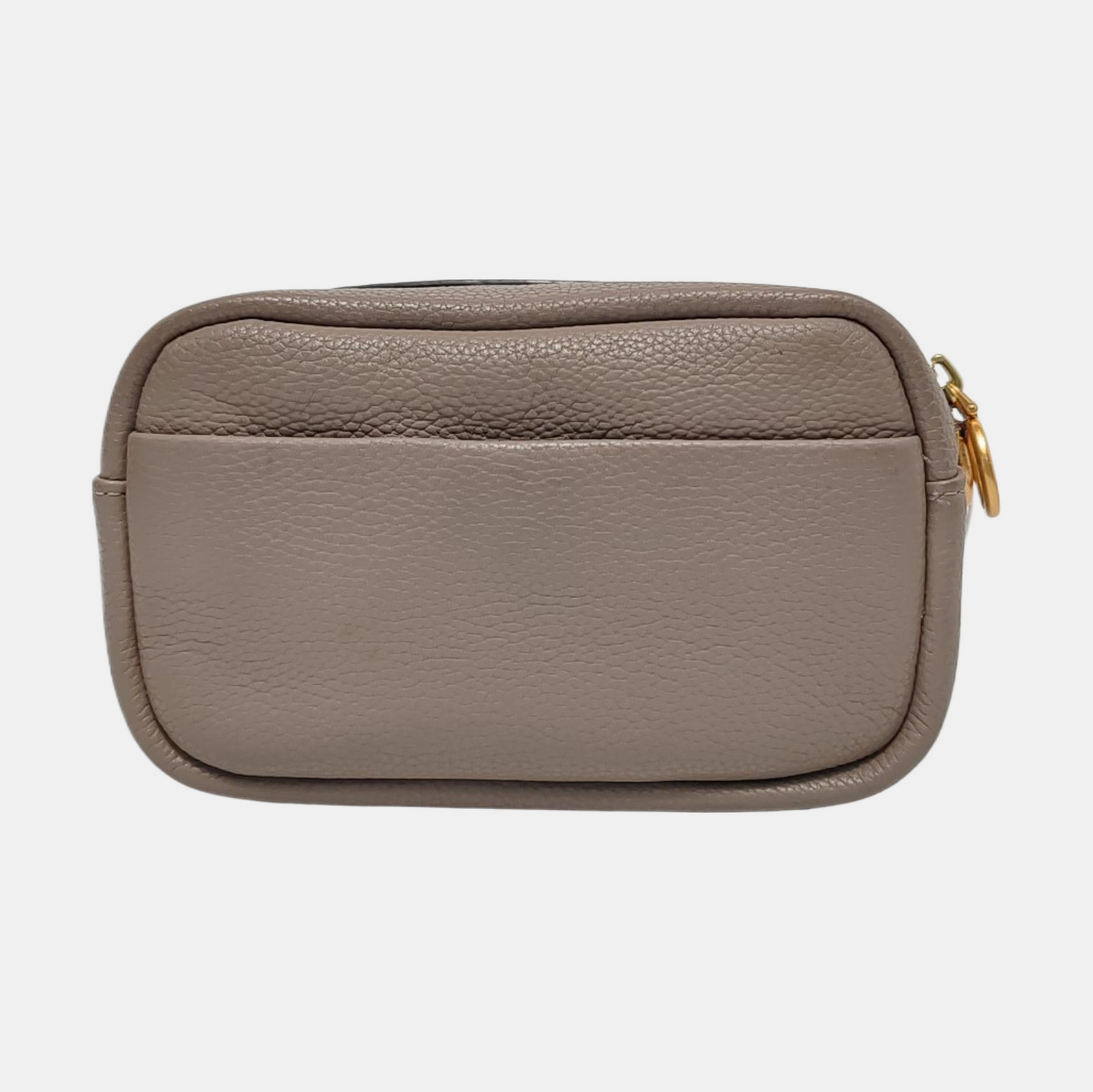 TORY BURCH Perry Grey Leather Embossed Crossbody Bag Single Shoulder Bag Golden hardware Removable shoulder strap-(SKU)-951355825