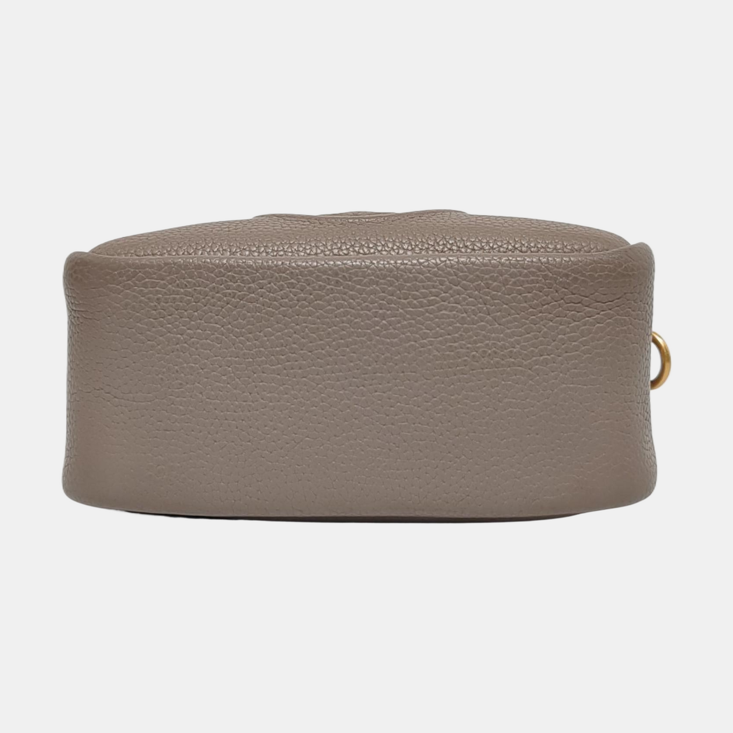 TORY BURCH Perry Grey Leather Embossed Crossbody Bag Single Shoulder Bag Golden hardware Removable shoulder strap-(SKU)-951355825
