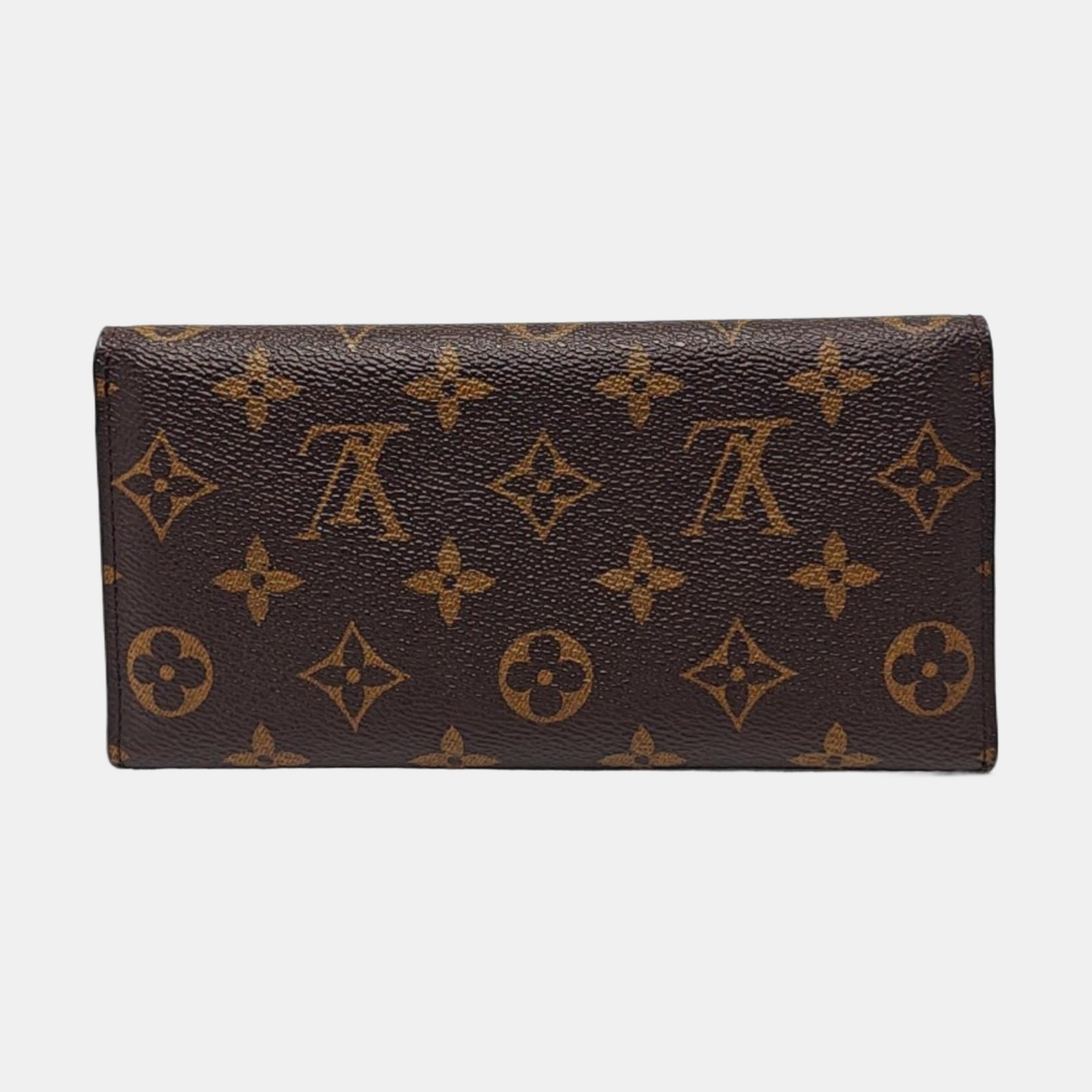 LOUIS VUITTON JOSÉPHINE Brown coated canvas vintage wallet Golden hardware-(SKU)-951380738
