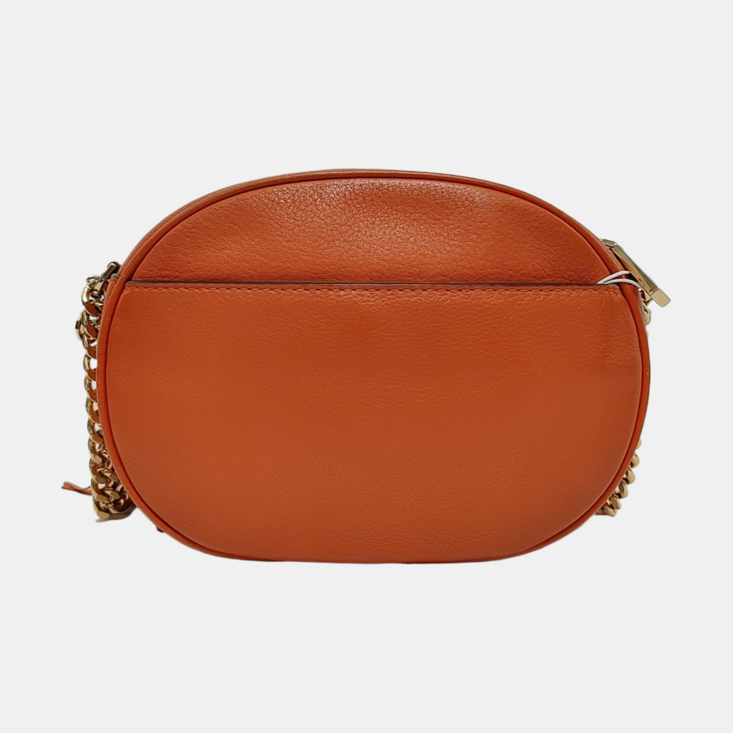 MICHAEL KORS Jet Set Orange Red Leather Single Shoulder Bag Crossbody Bag Golden hardware-(SKU)-951616686
