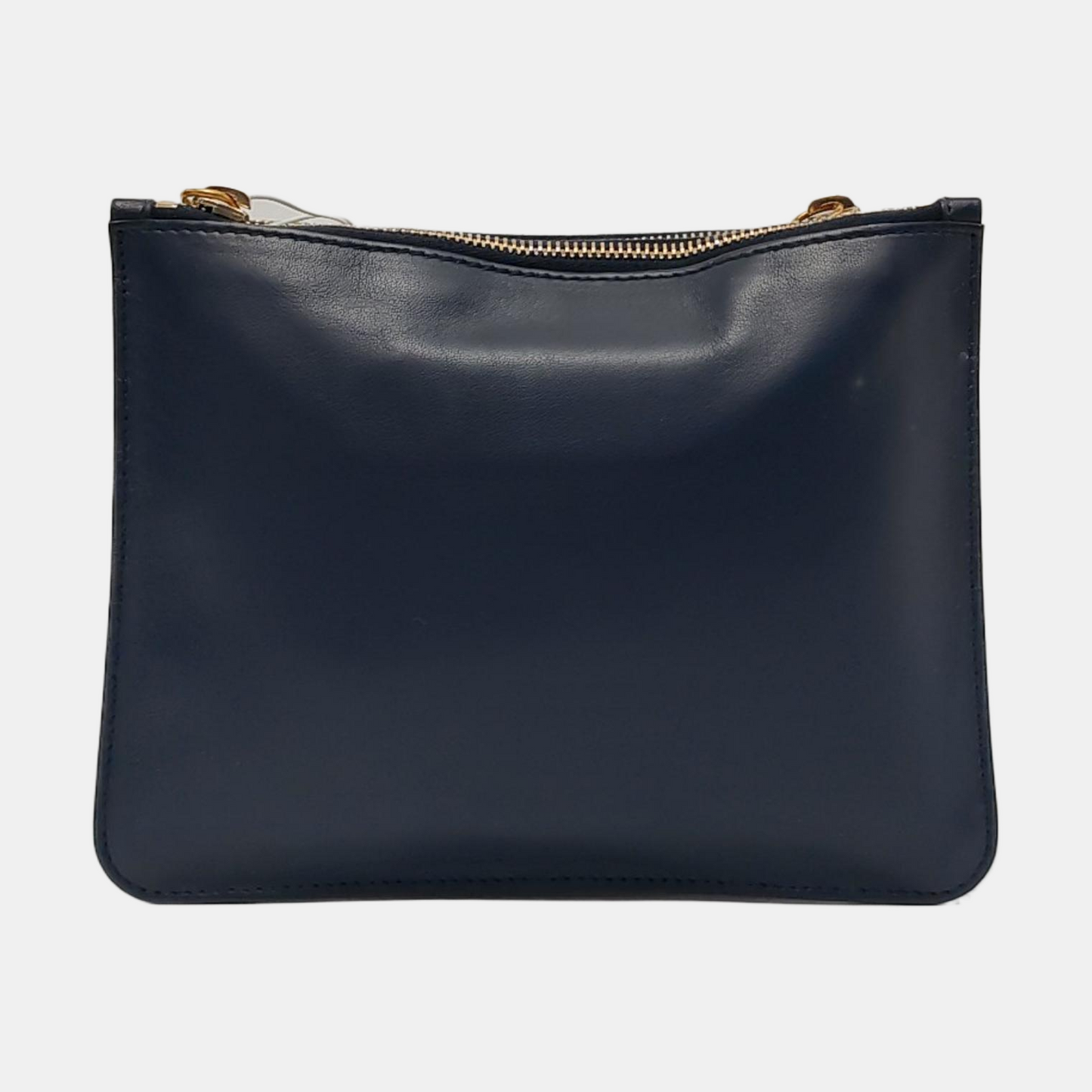 Alexander McQUEEN Dark Blue Sheepskin Handbag Golden hardware-(SKU)-951614903
