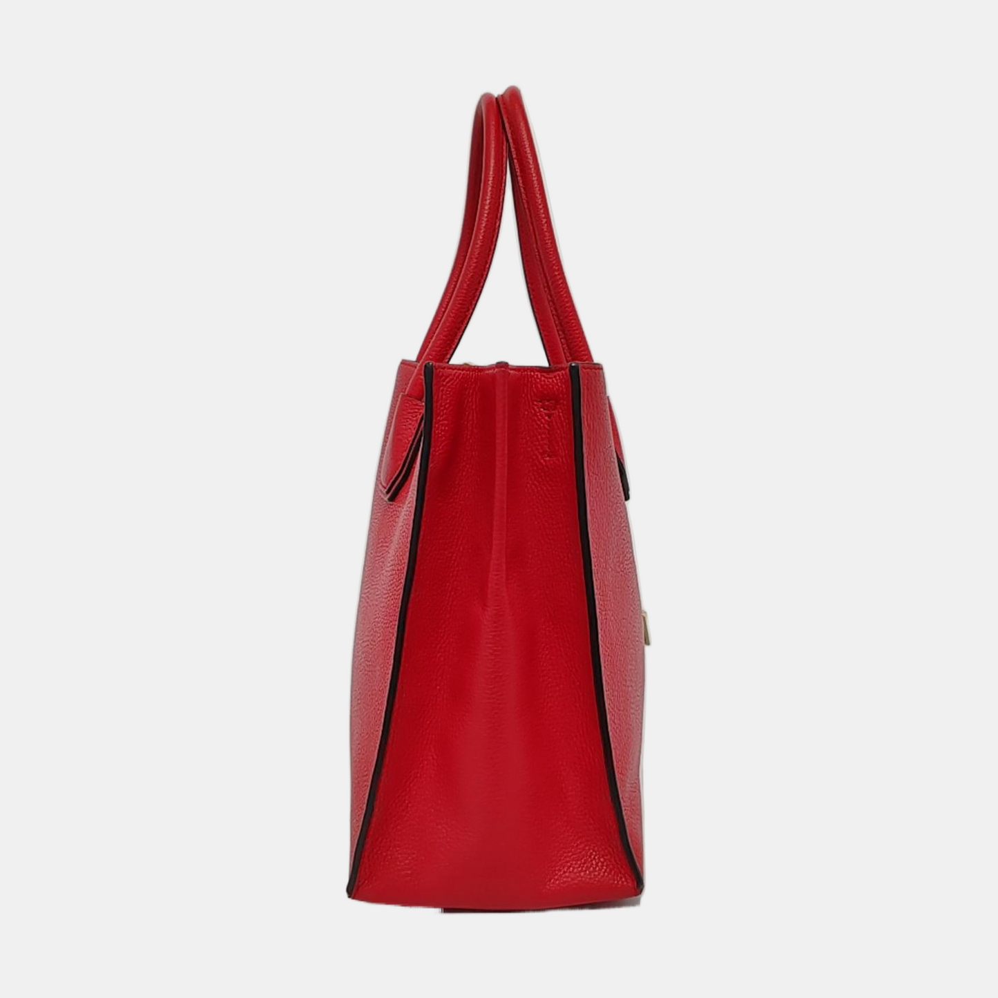 MICHAEL KORS Mercer Large size Red Leather Shoulder Bag Crossbody Tote Bag Golden hardware Removable shoulder strap-(SKU)-951587564