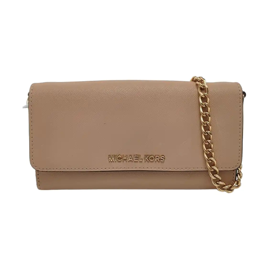 MICHAEL KORS Pink Leather Single Shoulder Bag, Crossbody Golden hardware Removable shoulder strap-(SKU)-951851084