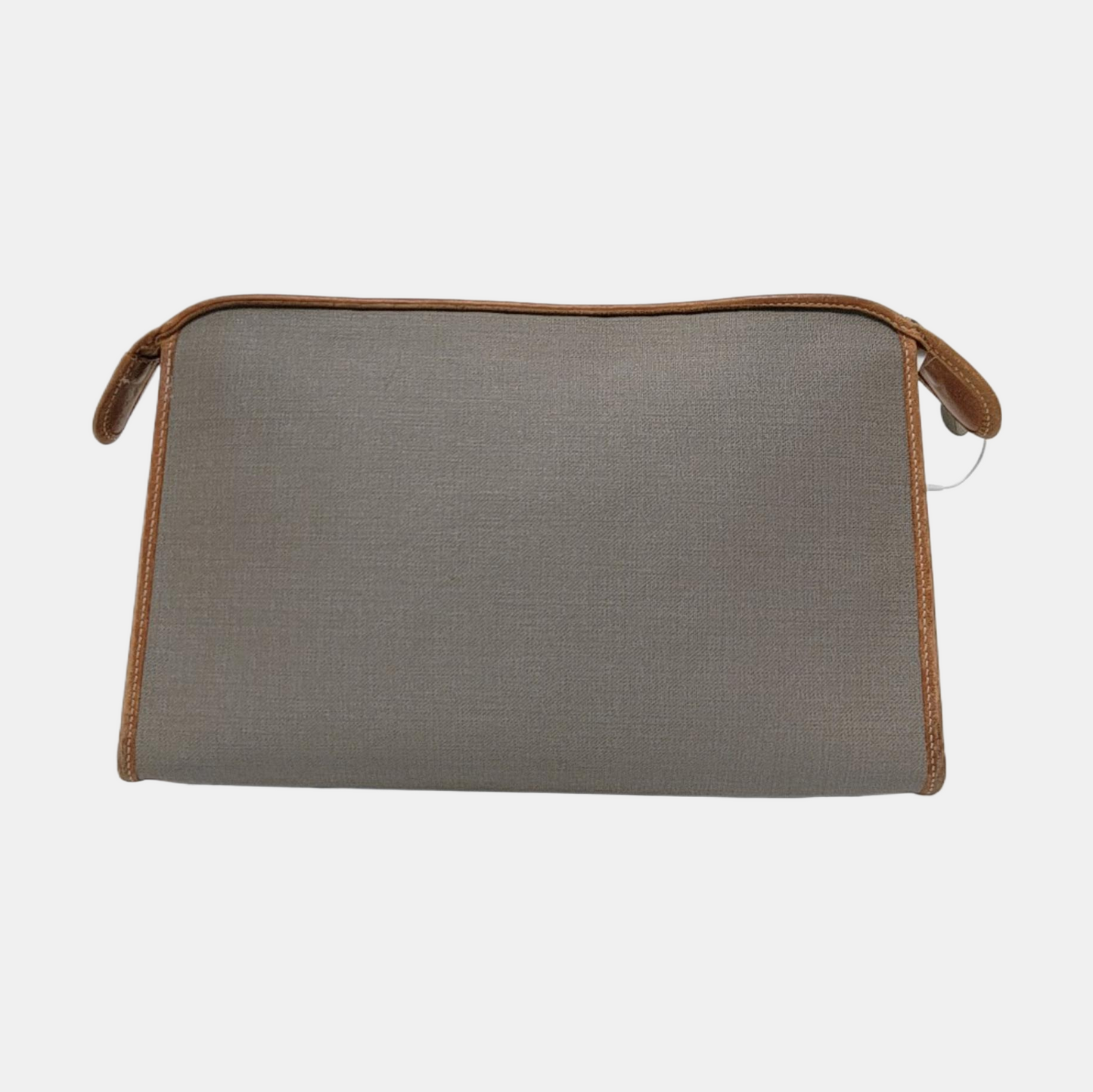 DIOR Gray Coated Canvas Crumpled Handbag Golden hardware-(SKU)-951570397