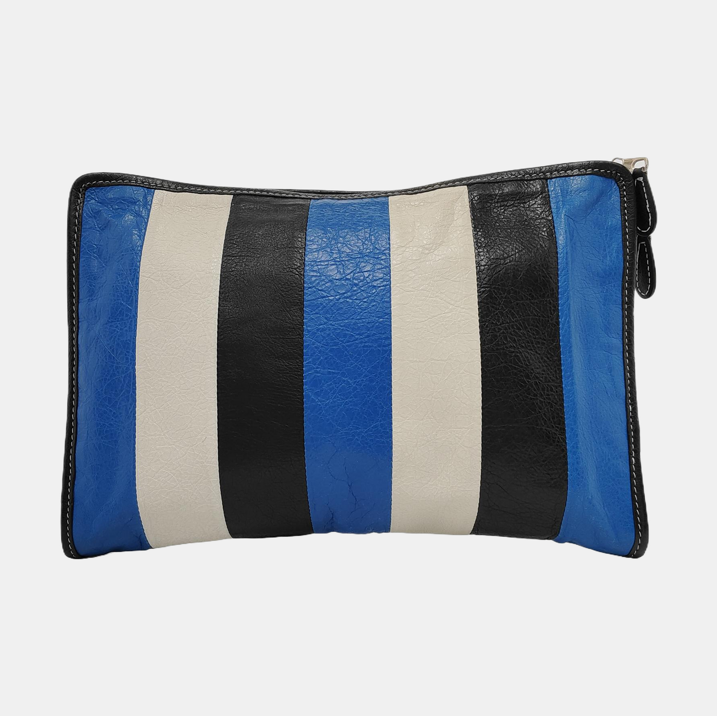 BALENCIAGA Bazar Multicolor Cowhide Clutch Silver Hardware-(SKU)-951793216