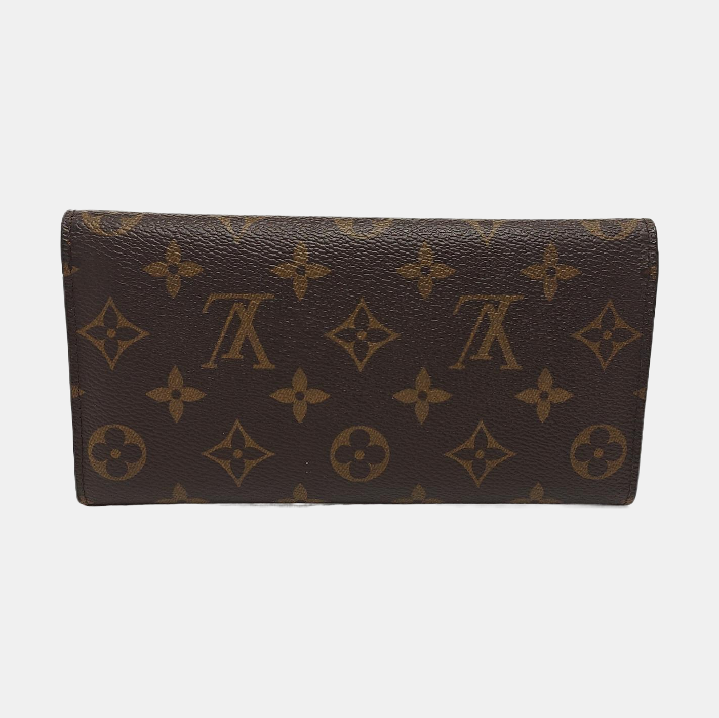 LOUIS VUITTON JOSÉPHINE Brown coated canvas vintage wallet Golden hardware-(SKU)-951962594