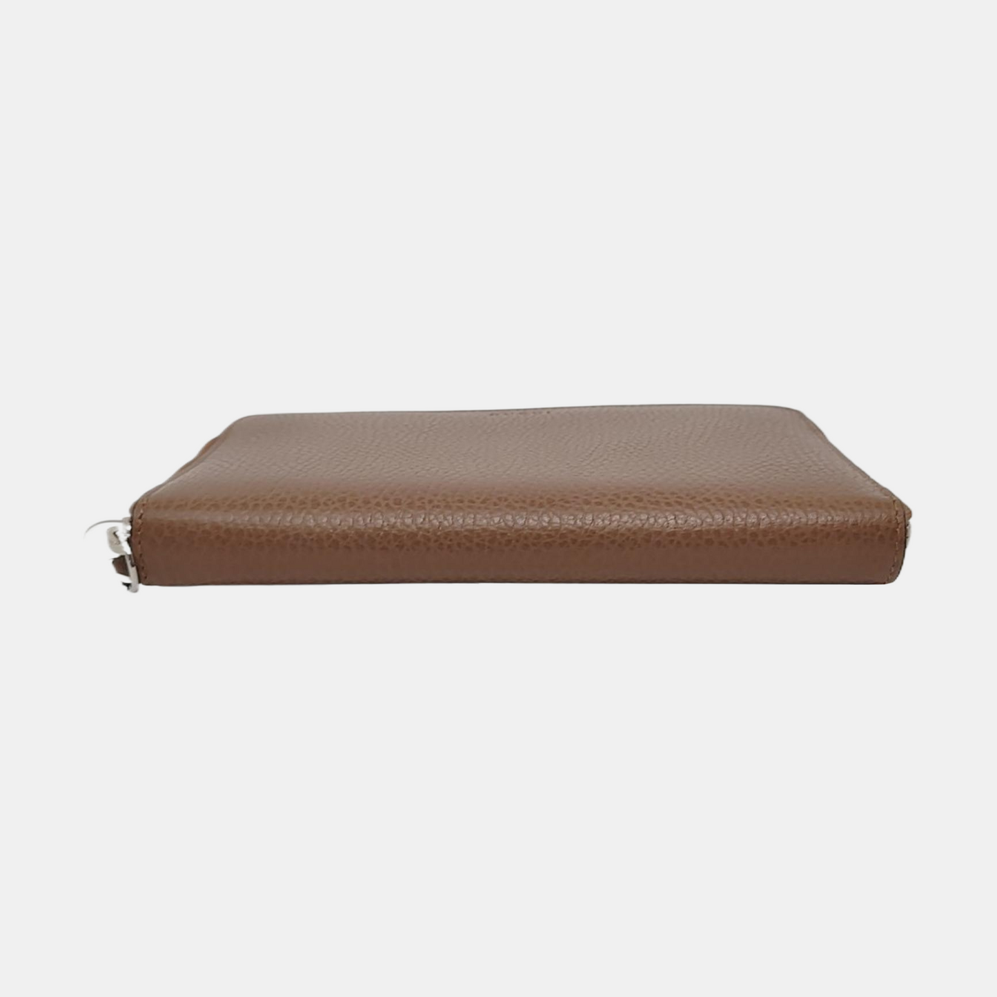 GUCCI Brown Cowhide Wallet Silver Hardware-(SKU)-951966952
