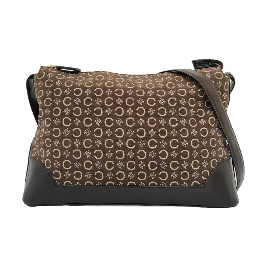CELINE Tote bag Brown Canvas Shoulder Bag Golden hardware-(SKU)-951945136